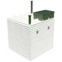 Пластиковый ПОГРЕБ ПП 3 от ТОПОЛ-ЭКО под ключ  купить в Москве