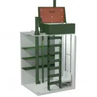 Пластиковый ПОГРЕБ ПП 3 ПМ от ТОПОЛ-ЭКО под ключ  купить в Москве